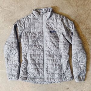 NWT - Patagonia light gray jacket